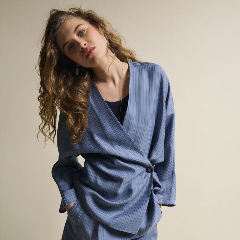 Kimono Rayas Mujer