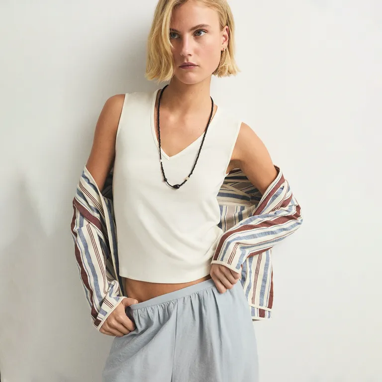 Polera Sin Mangas Mujer