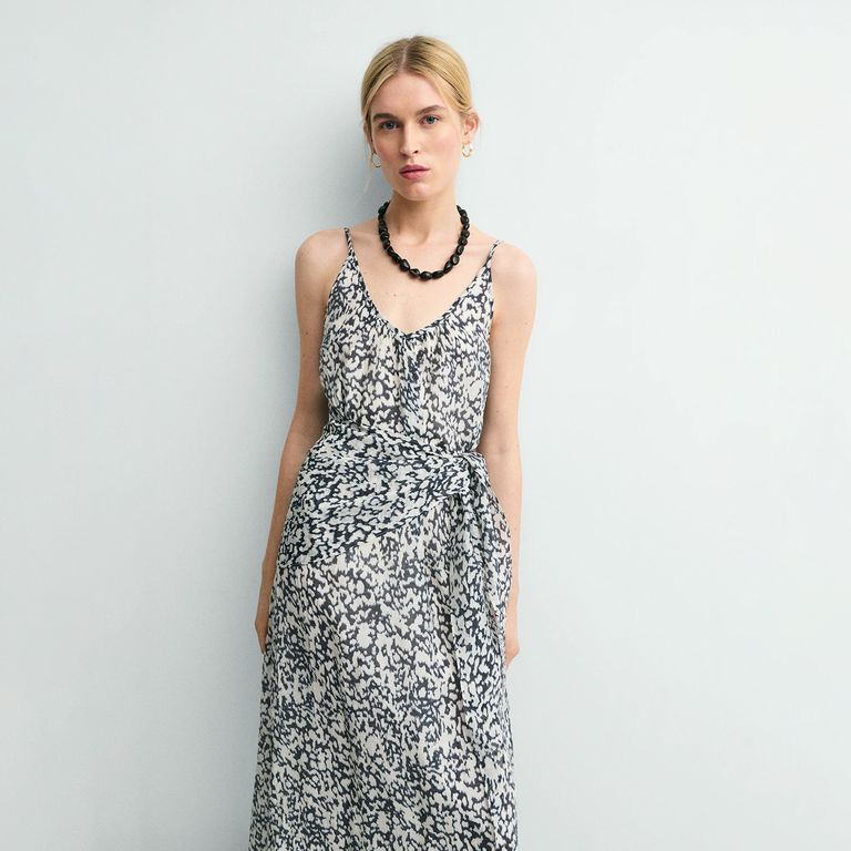 Vestido Estampado Tirantes Mujer