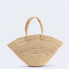 ESEOESE - Bolso 100% Rafia Mujer