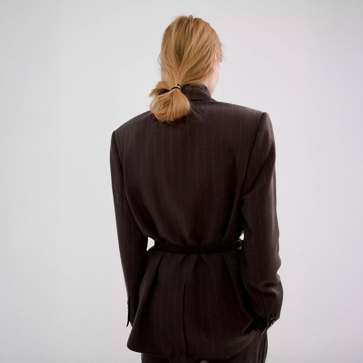 MANGO - Blazer Traje Raya Diplomática Mujer Mango