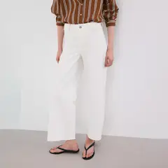 MANGO - Jeans Catherin Culotte Tiro Alto Mujer