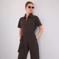 MANGO - Enterito Denim Cremallera Mujer