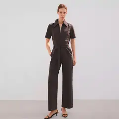 MANGO - Enterito Denim Cremallera Mujer