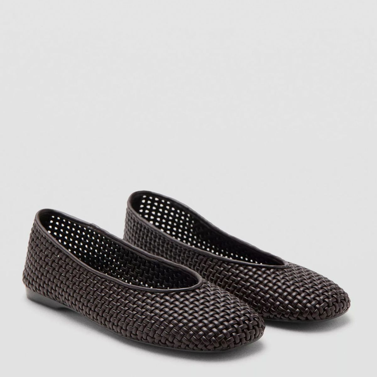 MANGO - Ballerina Trenzada Mujer Mango