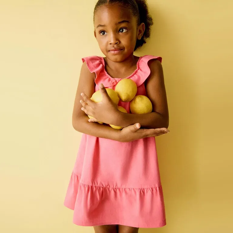 Vestido Algodón Volantes Bebé Niña