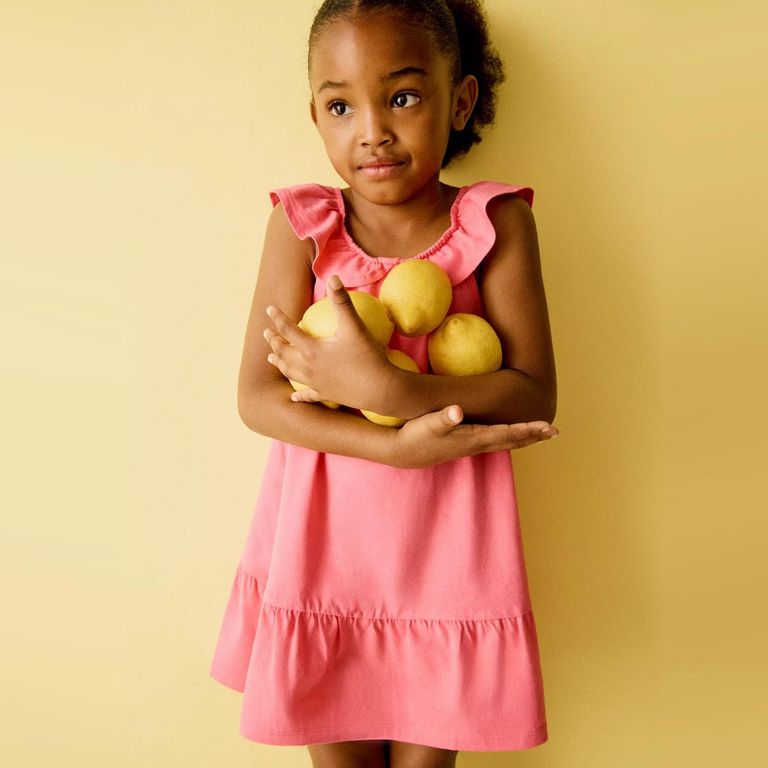 Vestido Algodón Volantes Bebé Niña