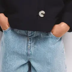MANGO KIDS - Shorts Vaqueros Strass Bebé Niña