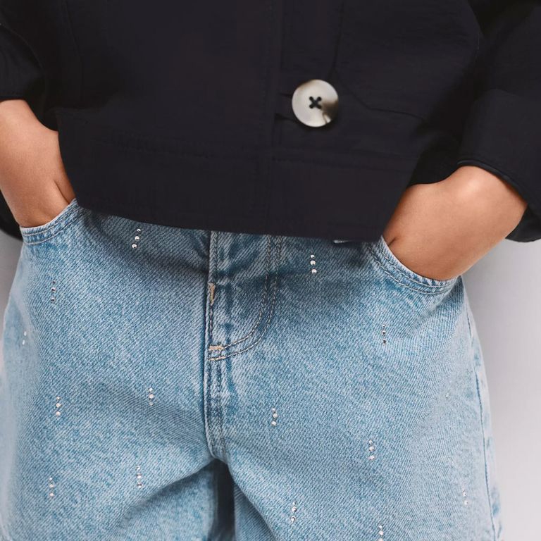 Shorts Vaqueros Strass Bebé Niña