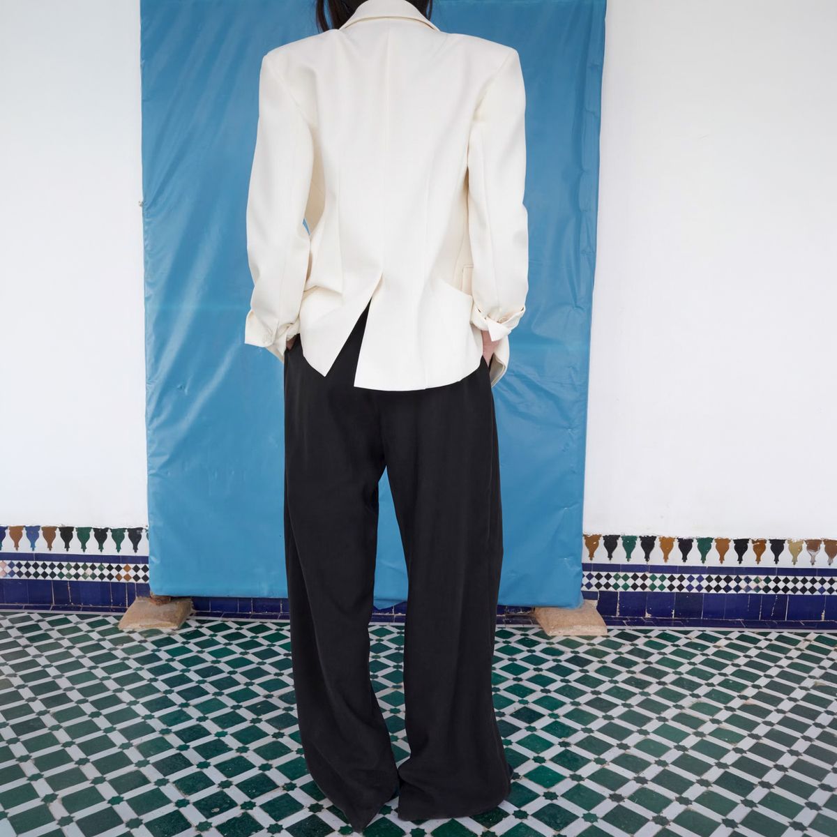 MANGO - Pantalón Recto Lyocell Mujer Mango