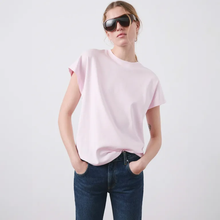 Polera Algodón Manga Corta Mujer