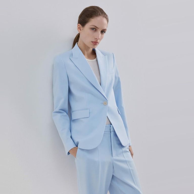 Blazer Traje Entallada Mujer