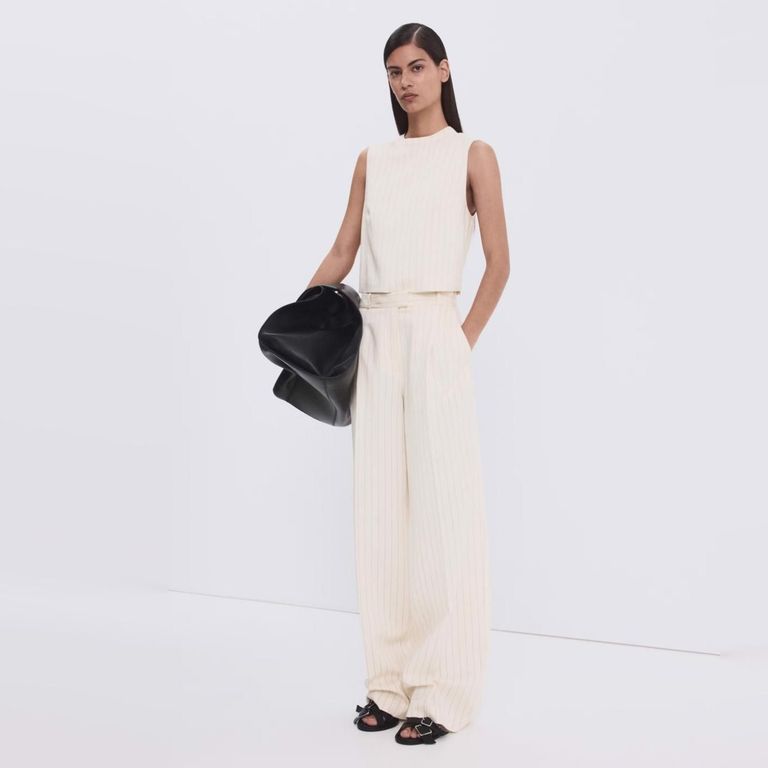 Pantalón Traje Raya Diplomática Mujer
