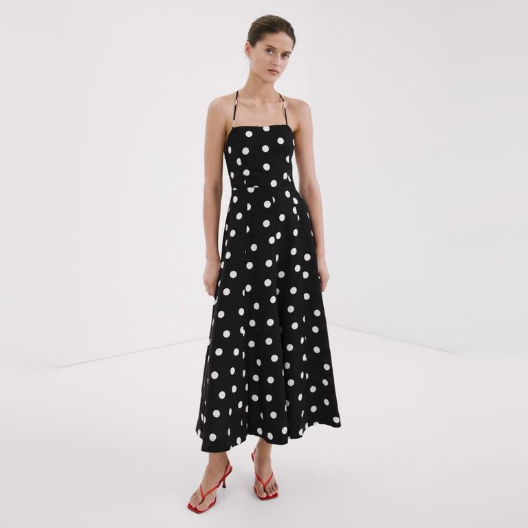 Vestido Lyocell Lunares Mujer