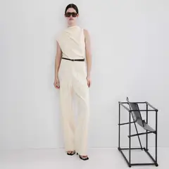 MANGO - Enterito Largo Asimétrico Mujer