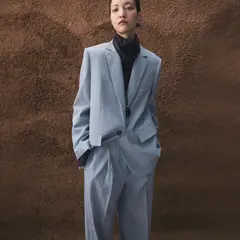 MANGO - Blazer Traje Raya Diplomática Mujer