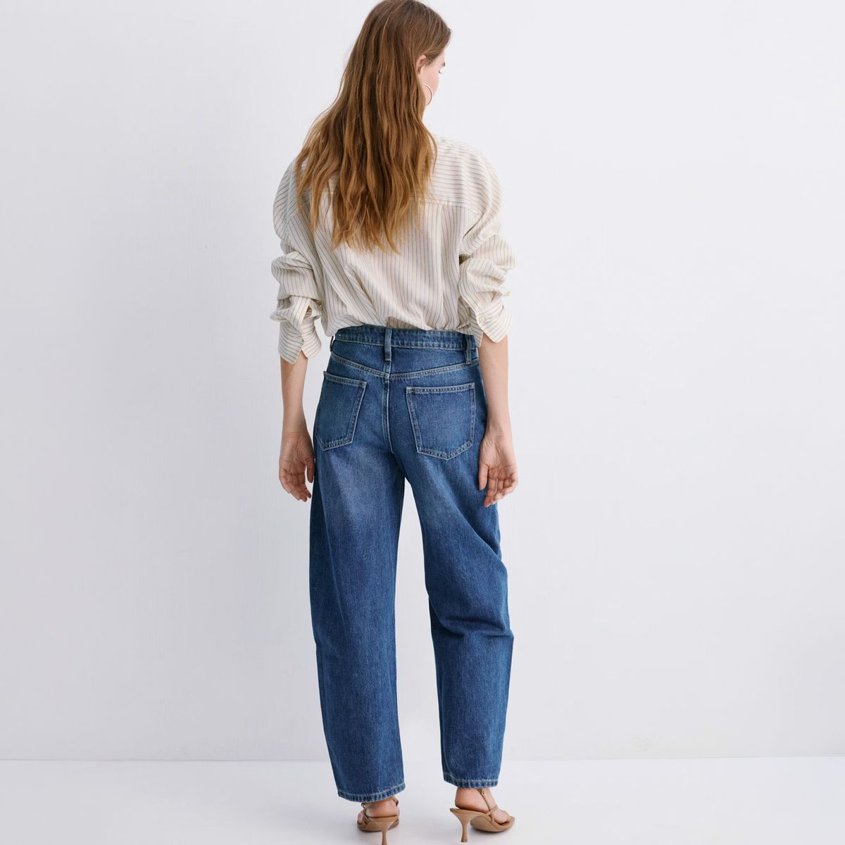MANGO - Jeans Bet Balloon Tiro Alto Mujer Mango