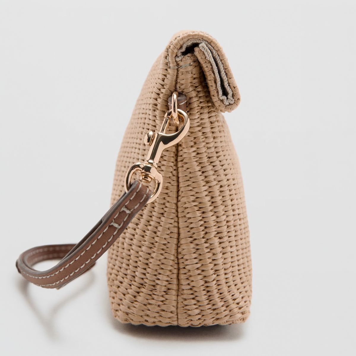 MANGO - Monedero Solapa Botón Mujer Mango