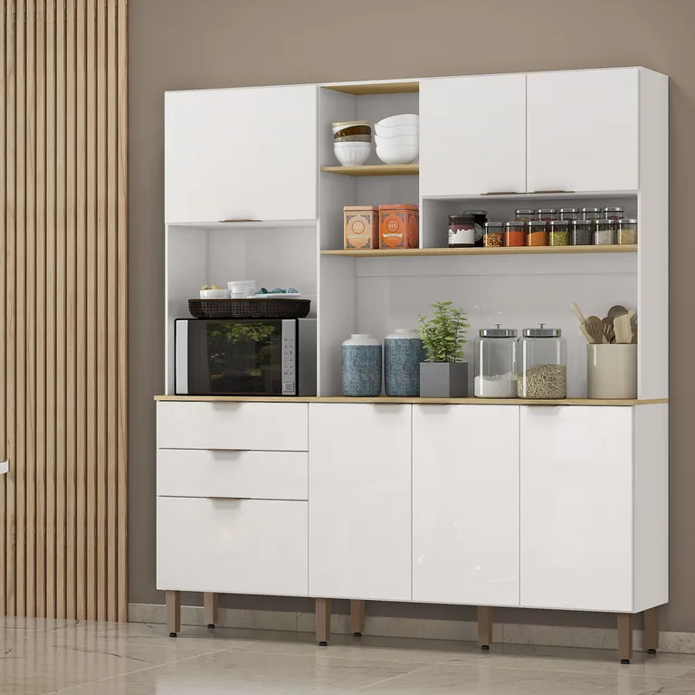 ALAIA HOME Kit Mueble Cocina Magnolia Blanco