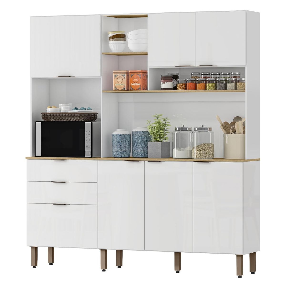 ALAIA HOME - Kit Mueble Cocina Magnolia Blanco Alaia Home