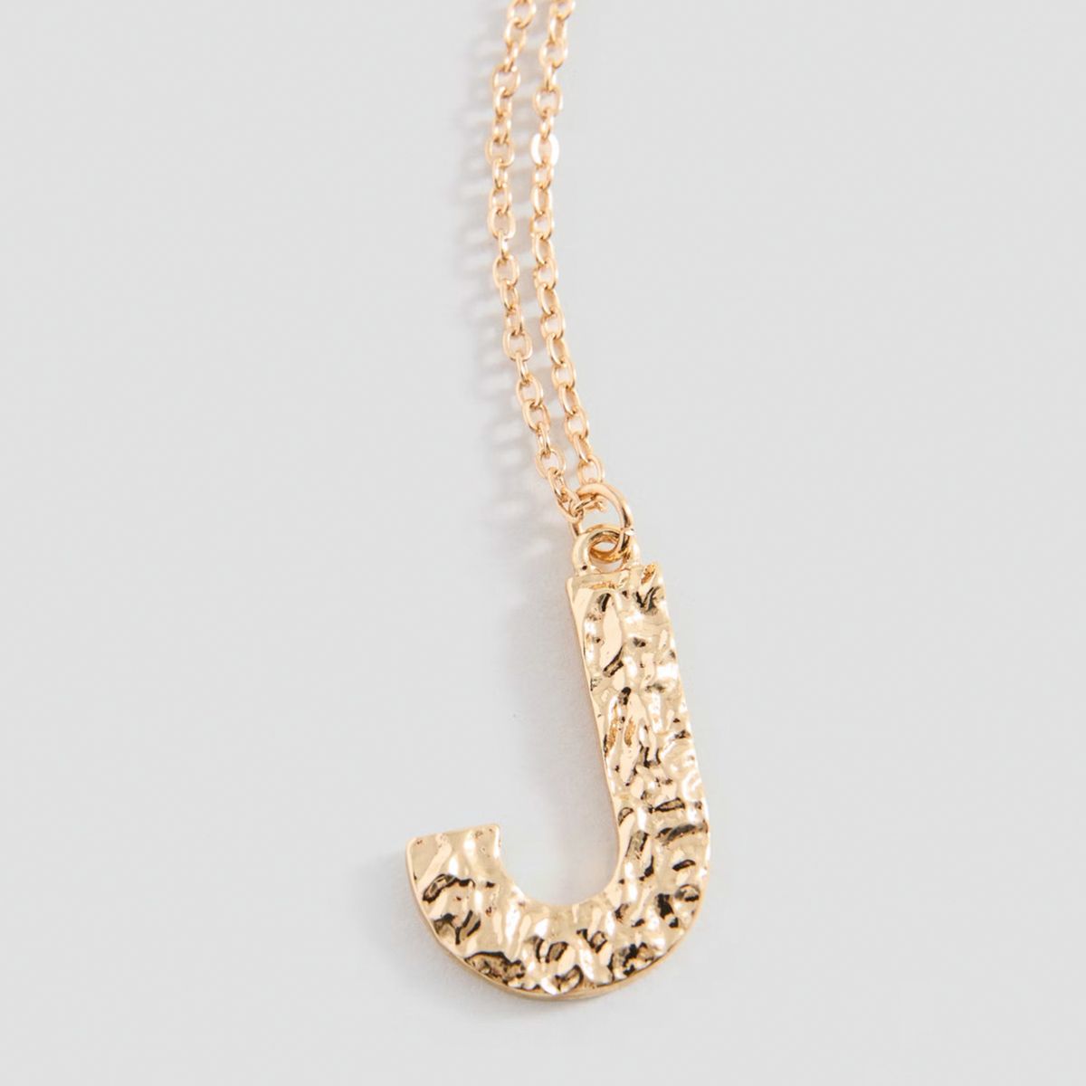 MANGO TEEN - Collar Con Colgante De Letra Mujer Mango Teen