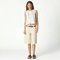 NICOLI - Top Jaretas 100% Algodón Mujer