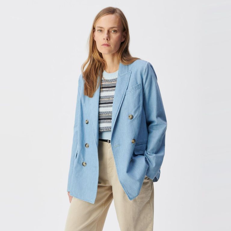 Blazer 100% Algodón Mujer