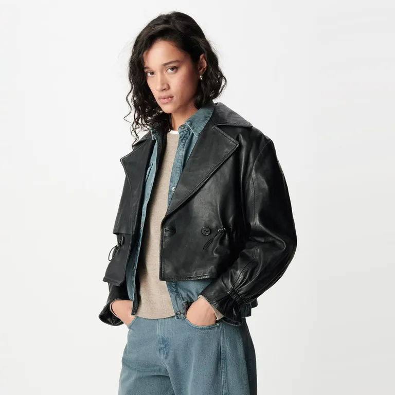 Chaqueta 100% Cuero Mujer
