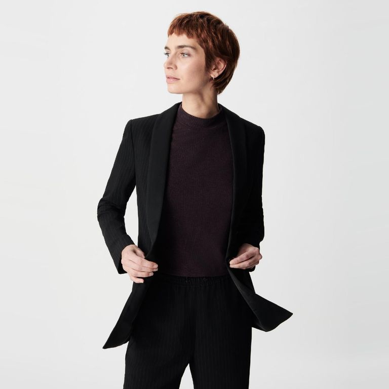 Blazer Rayas Mujer