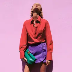 MANGO - Camisa Popelín Bolsillo