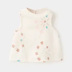 MANGO KIDS - Blusa Detalles Bordados Bebé Niña