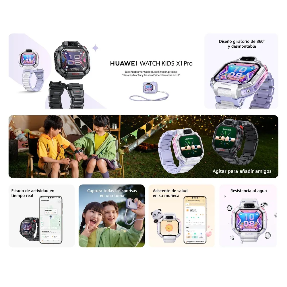 Huawei Watch Kids X1 Pro Morado, foto 5
