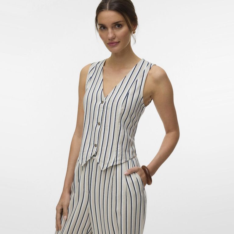 Vest Lino Mujer