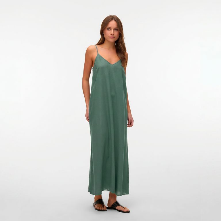 Vestido Lino Mujer