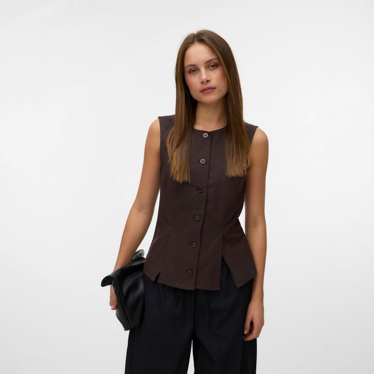 Vest Algodón Mujer
