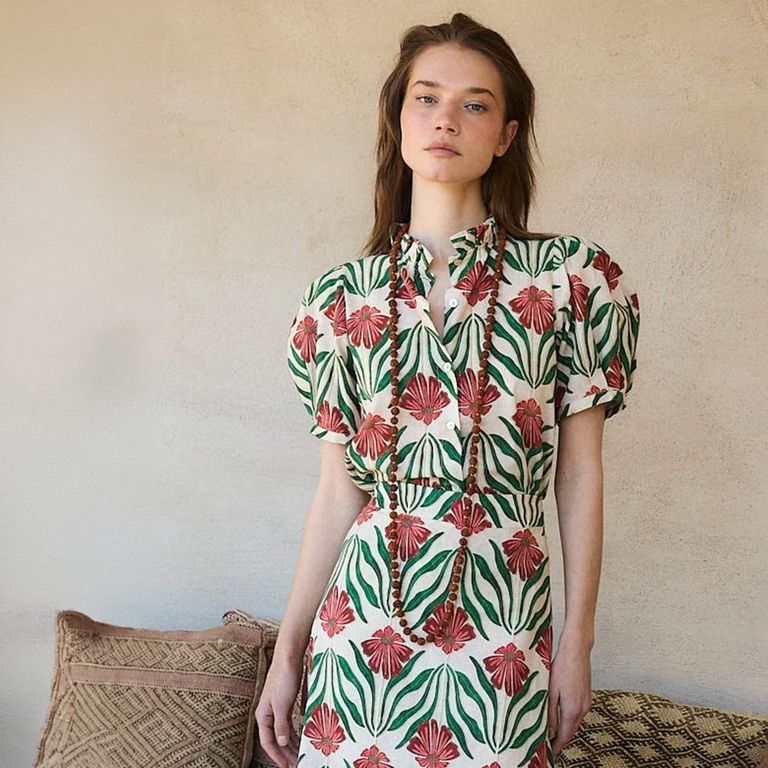 Blusa Nilo Algodón Estampado Floral Mujer