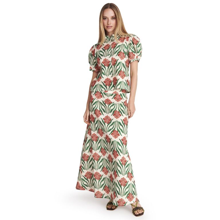 Blusa Nilo Algodón Estampado Floral Mujer