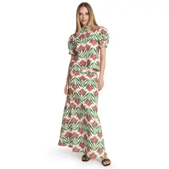 BYAN - Falda Nilo Algodón Estampado Floral Mujer