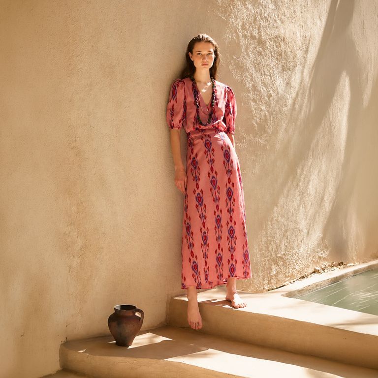 Falda Estampada 100% Algodón Mujer