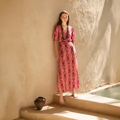BYAN - Falda Estampada 100% Algodón Mujer