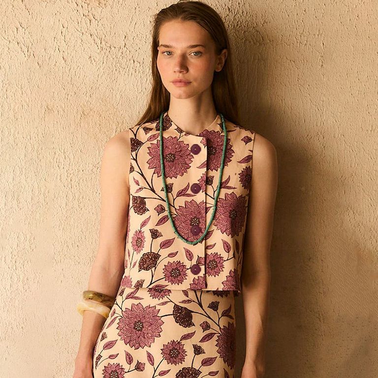 Vest Peony Algodón Mujer