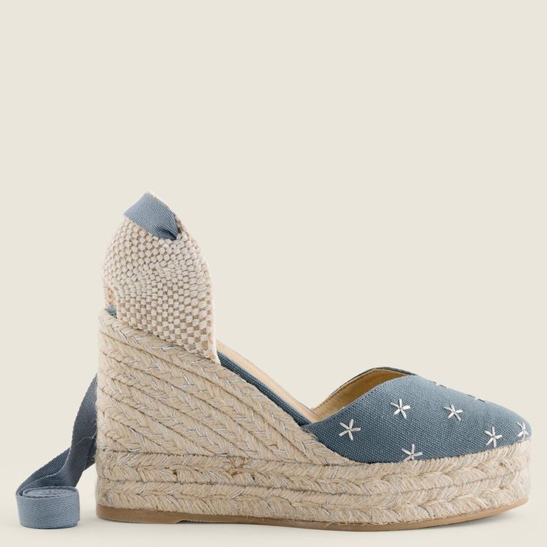 Alpargata Mujer Azul Estrellas