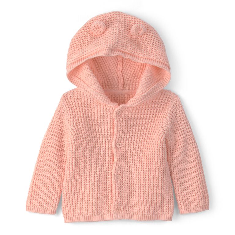 Chaleco Con Capucha Bebé Niña