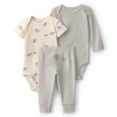 CARTER'S - Conjunto 3 Piezas Pantalón y Dos Body Bebé Unisex Carter´s