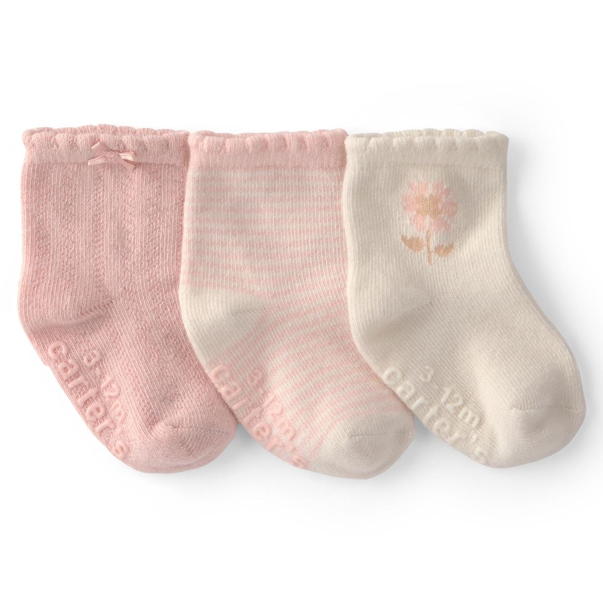 CARTER'S - Pack 3 Pares de Calcetines Bebé Niña Carter´s