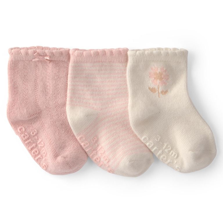 Pack 3 Pares de Calcetines Bebé Niña