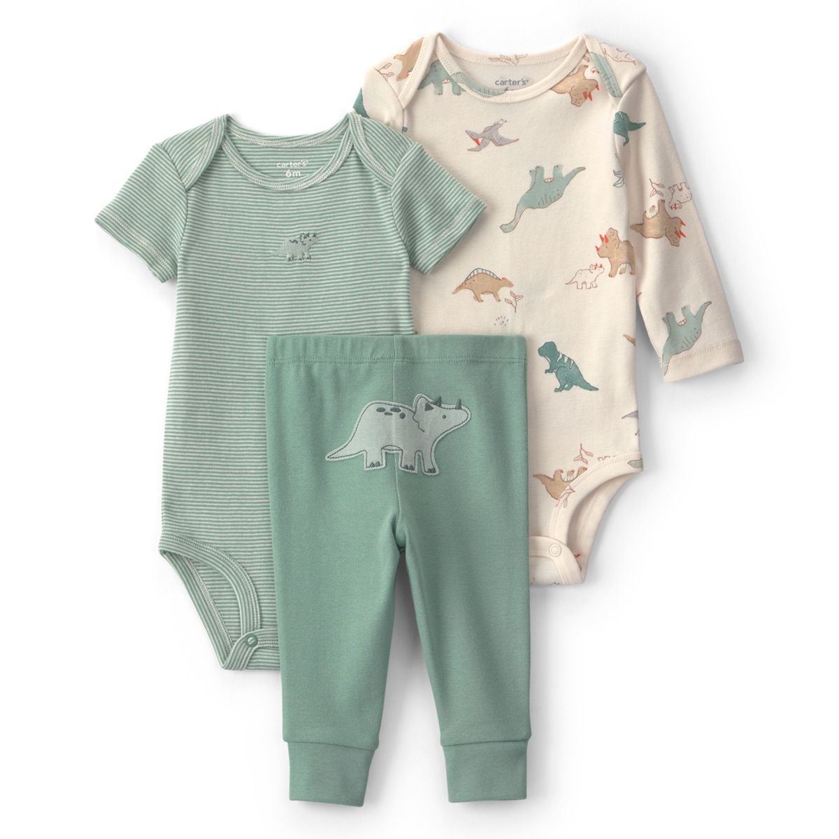 CARTER'S - Conjunto 3 Piezas Pantalón y Dos Body Bebé Niño Carter´s