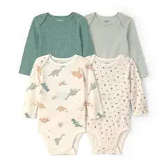 CARTER'S - Pack 4 Bodys Algodón