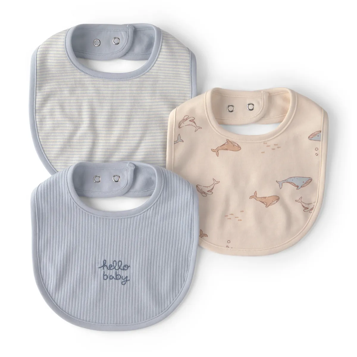 CARTER'S - Babero Pack 3 Unidades Bebé Niño