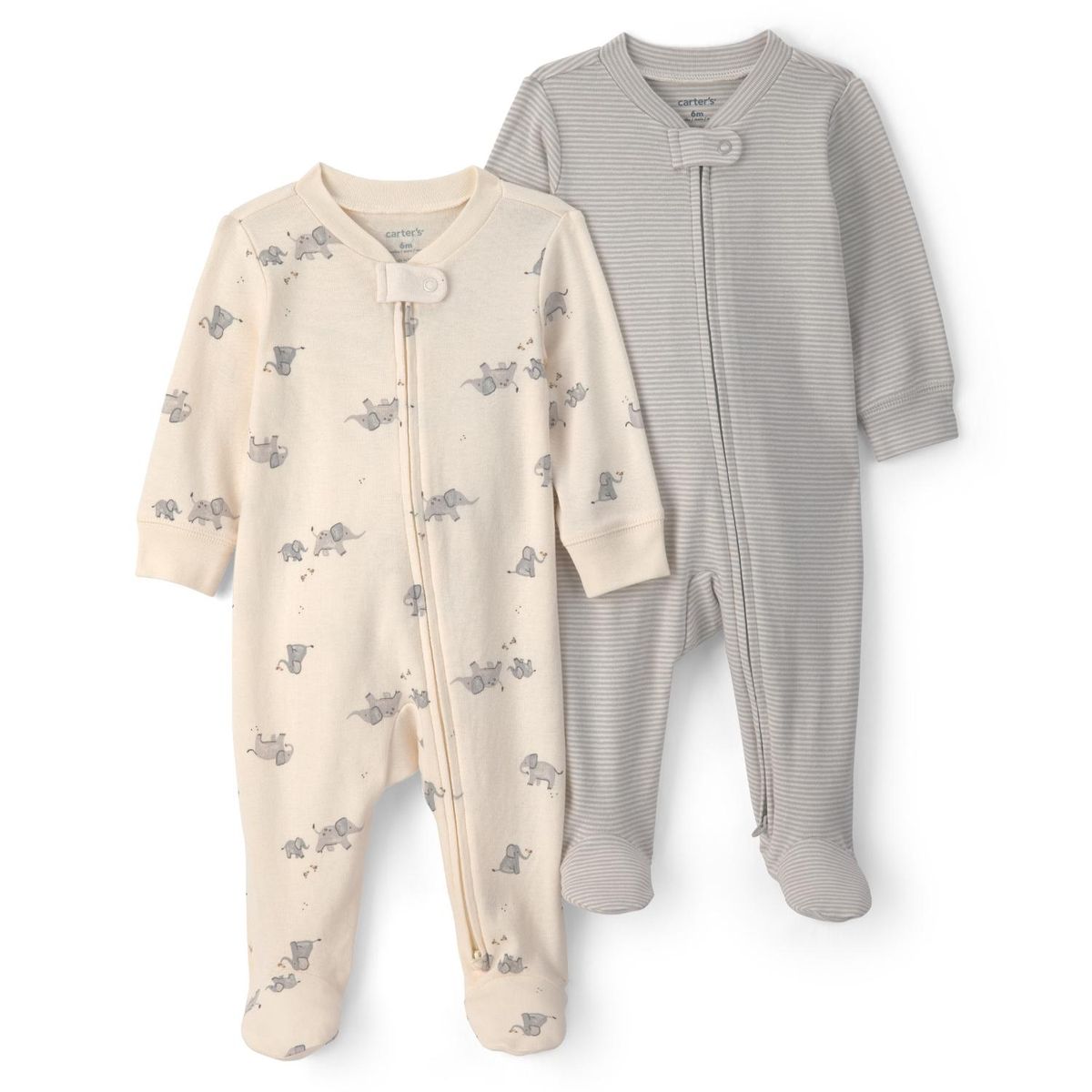 CARTER'S - Pack 2 Pijama Algodón Unisex Bebé Carter´s